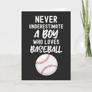 Cartes de Baseball Mignonnes Pour Bébés Garçons Am