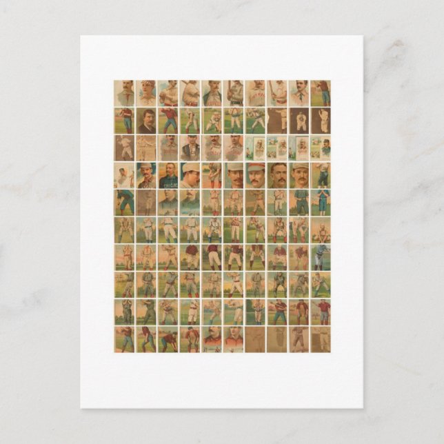 Cartes de baseball vintage (Devant)