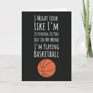 Cartes de Basketball Drôles Pour Joueurs Équipes S