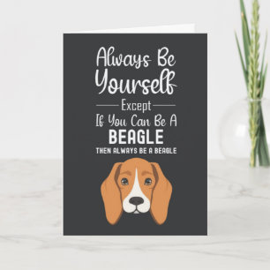 Cartes de Beagle Mignon Chiens Drôles Animaux de C