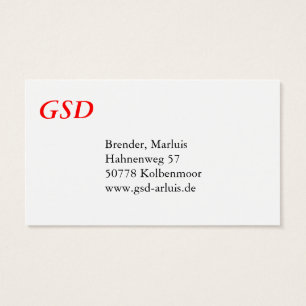 Cartes de Berger allemand