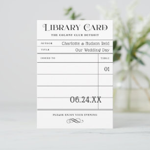 Cartes de bibliothèque anciennes utilisées comme c