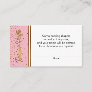 Cartes de billet pour couches de couches de papier