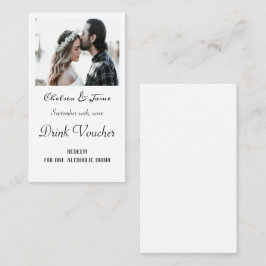 Cartes de billets simples pour Mariage photo