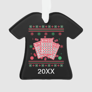 Cartes de Bingo personnalisées Sweat de Noël moc