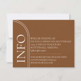Cartes de boîtier Mariage Art Déco Accents