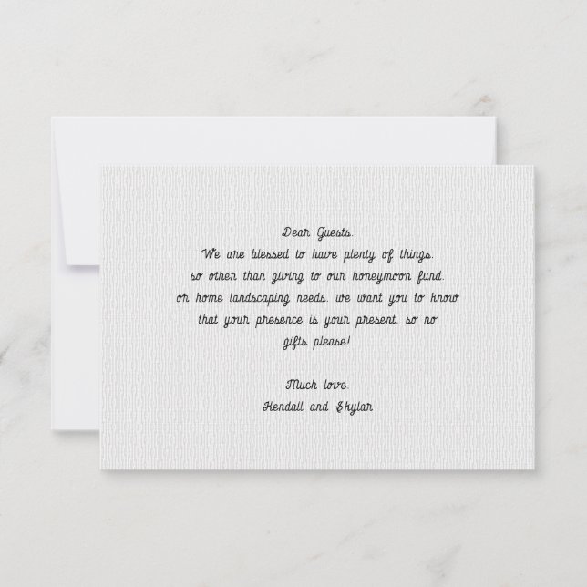 Cartes de boîtier Mariage de message (Devant)