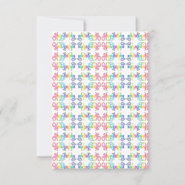 Cartes de Bon Anniversaire (Devant)