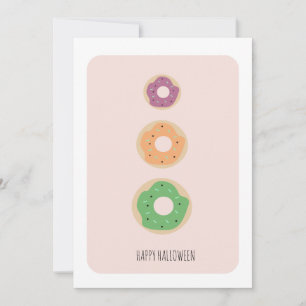 Cartes de bonbons Halloween Trois Donuts