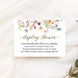 Cartes de cadeaux de Baby Shower non emballés Baby