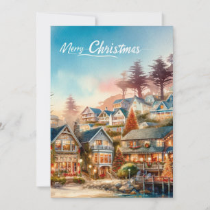 Cartes de charme de Noël en Californie