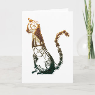 Cartes de chat de Steampunk