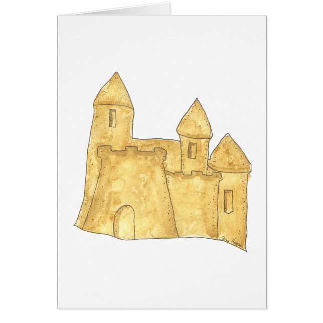 Cartes de château de sable (Devant)