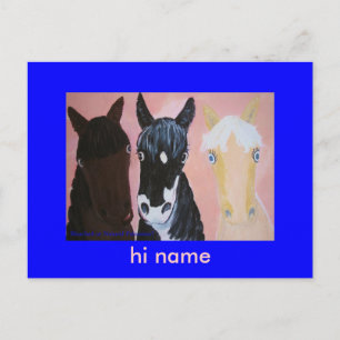 Cartes de chevaux amusantes Personnaliser