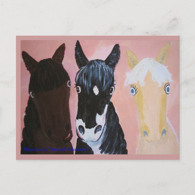 Cartes de chevaux amusantes Personnaliser (Devant)