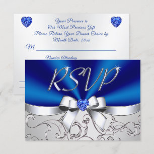 Cartes de choix de menu de mariage personnalisées 