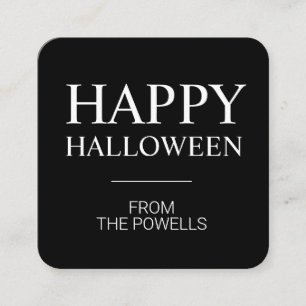CARTES DE CITATION MINIMALISTES JOYEUX HALLOWEEN