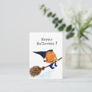 Cartes de citrouilles drôles d'Halloween