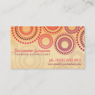 Cartes de commerce de détail de mode de feux