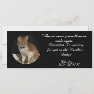 Cartes de condoléances avec citations de perte de
