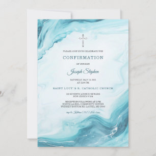Cartes de Confirmation Personnalisées pour Garçon