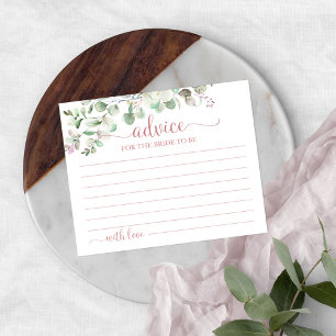 Cartes de conseil en Fête des mariées Eucalyptus v