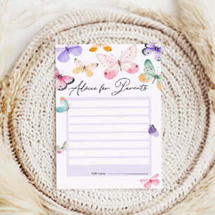 Cartes de conseils baby showers pour les parents à