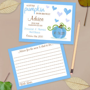 Cartes de conseils Baby showers pour petits Citrou