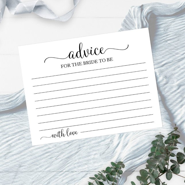 Cartes de conseils de shower de mariage géométriqu (Créateur téléchargé)