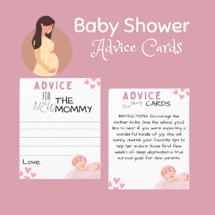 Cartes de conseils maman nouvelles