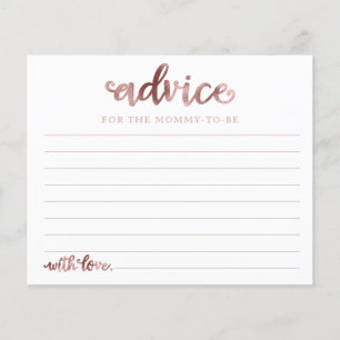 Cartes de conseils pour Baby Shower Halloween Girl