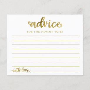 Cartes de conseils pour Baby Shower Halloween Girl