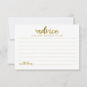 Cartes de conseils pour Baby Shower Halloween Girl