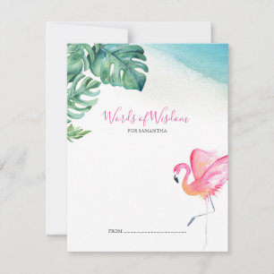 Cartes de conseils pour Baby Shower sur le thème F
