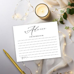Cartes de conseils pour une baby shower "Greenery