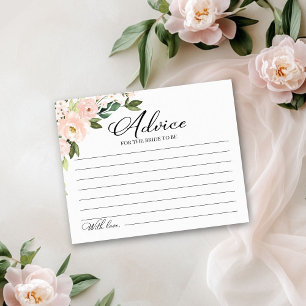 Cartes de conseils pour une fête prénuptiale avec