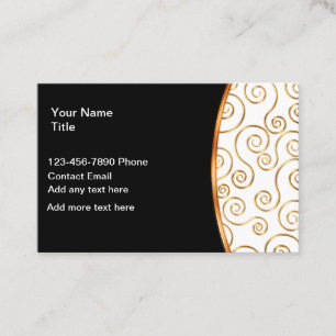 Cartes de contact personnel tendance pour dames Cl