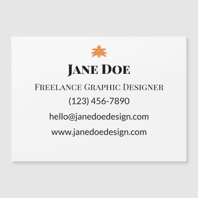 Cartes de contacts professionnelles ou personnelle (Devant)