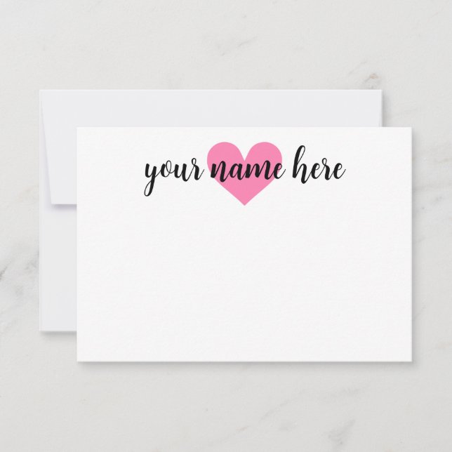Cartes de correspondance en papeterie personnalisé (Devant)