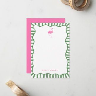 Cartes de correspondance personnelles Pink Flaming