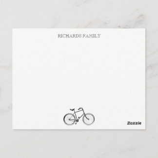 Cartes de correspondance pour vélos