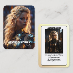 Cartes de cosplay personnalisées Cartes de colle