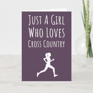 Cartes de course à pied cross-country rose pour fi