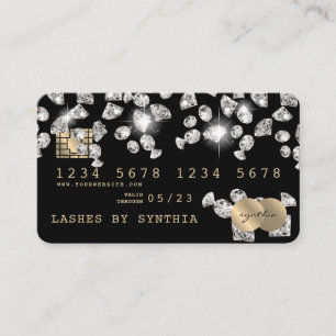 Cartes de crédit Diamants à séchage par carte de c