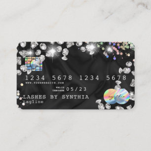 Cartes de crédit holographique Diamètre de séchage
