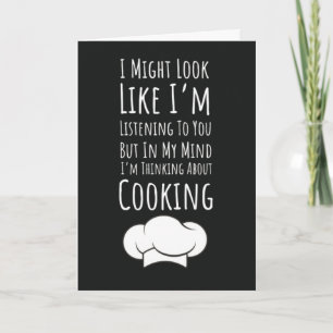 Cartes de cuisine drôles Humour sarcastique Ami