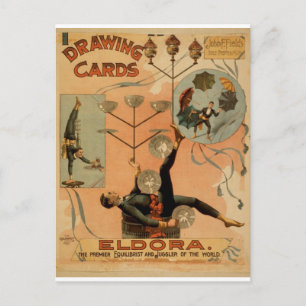 Cartes de Dessin, 'Eldora', Jongleur du Monde