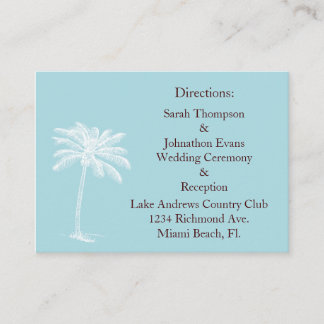 Cartes de direction Blue Beach Getaway