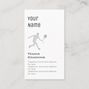 Cartes de entraînement des prix de tennis