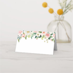 Cartes de Étiquette alimentaire Mariage rose et bl